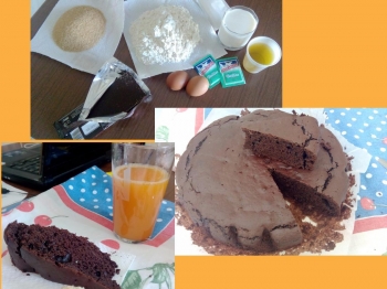 Torta golosa cioccolato e nutella